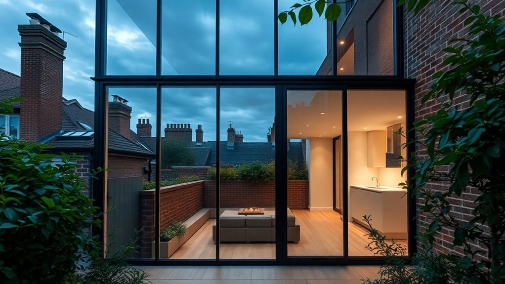 Glass Extension Walls Earl's Court