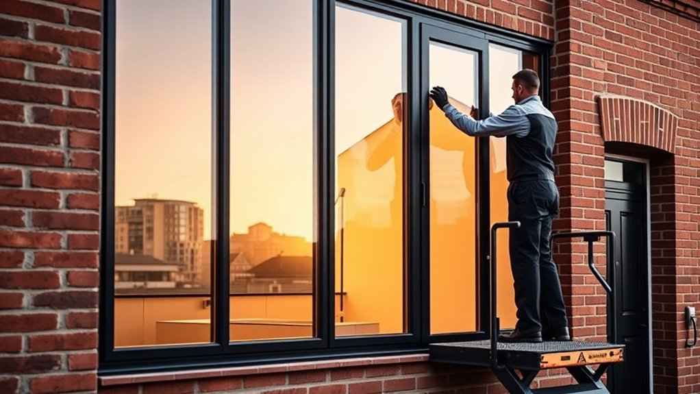 Glazier in Old Brompton Road