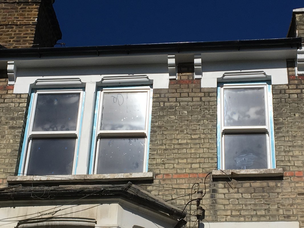 New uPVC sash windows fitted on Victorian terrace in Earl's Court